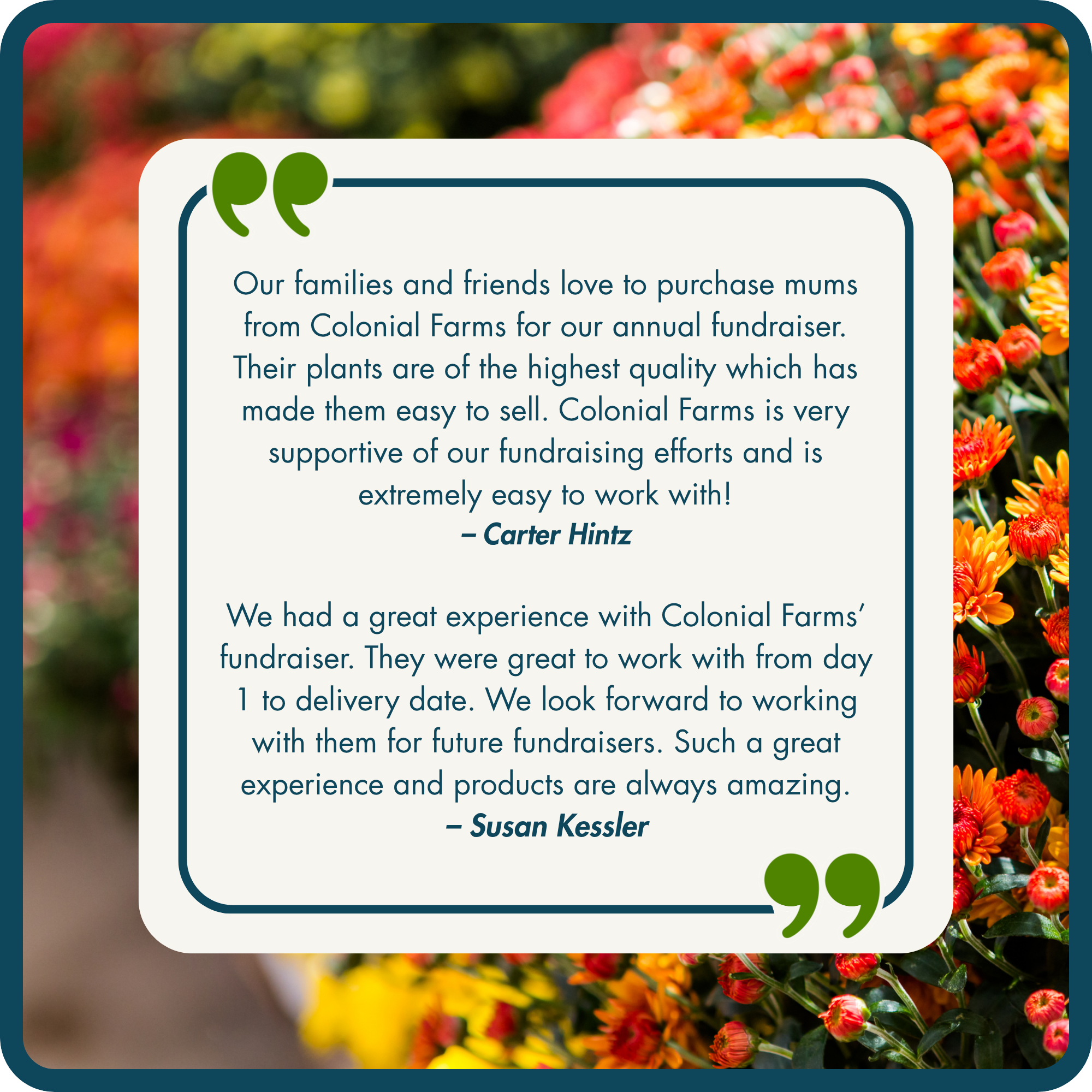 Fundraiser Testimonials