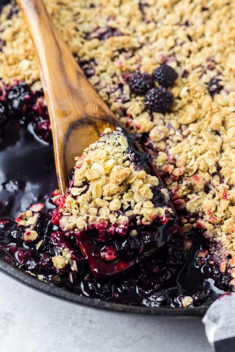 Fresh from the Bramble: Black Raspberry Crisp Recipe