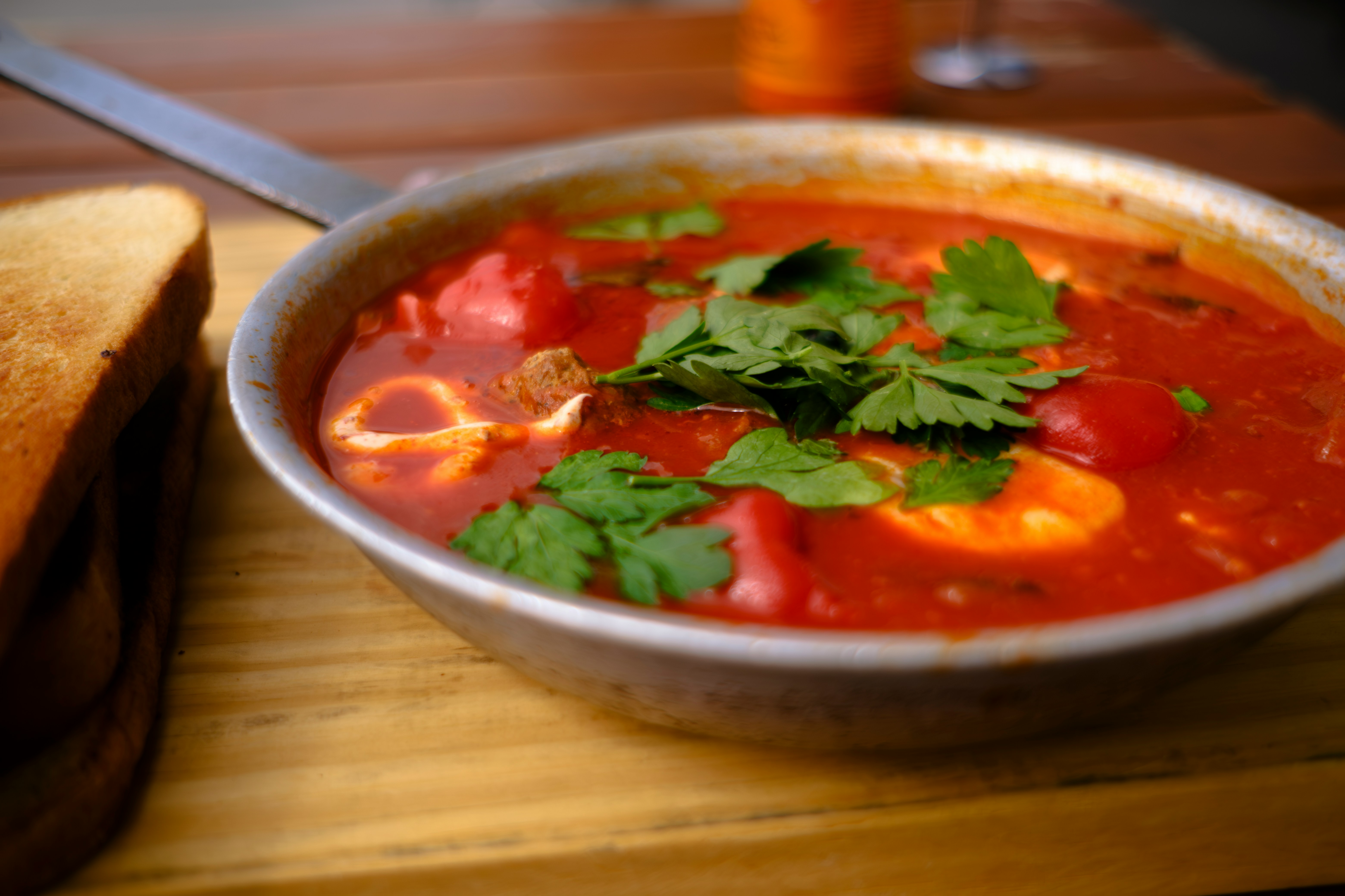 Garden-Fresh Roasted Tomato and Pepper Soup for September in Kansas City